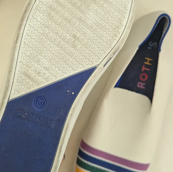 Rothy’s 6 Rainbow SF Pride Sneaker - Picture 7 of 8